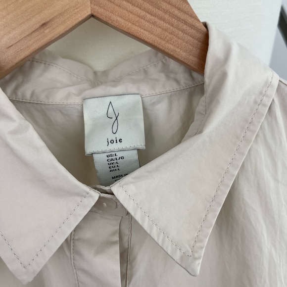 Joie Button Front Cotton Dress - Picture 2 of 4